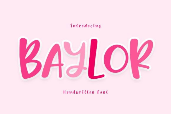 Baylor: The Authentic Handwritten Font for Your Creative Projects