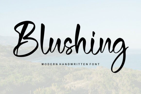 Blushing: The Elegant Handwritten Font for Modern Creatives