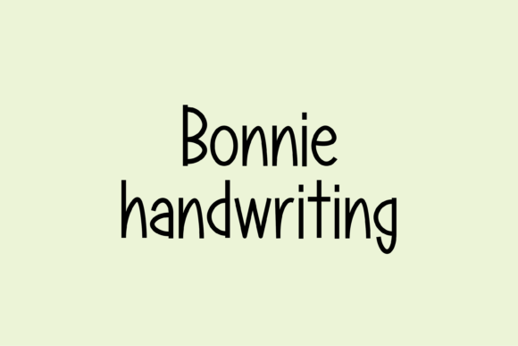 Bonnie: The Handwritten Font That Brings Warmth to Any Project