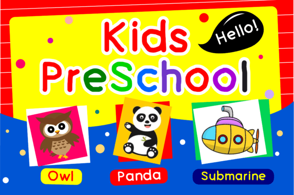 Bringing Joy to Learning: The Kids Preschool Typeface