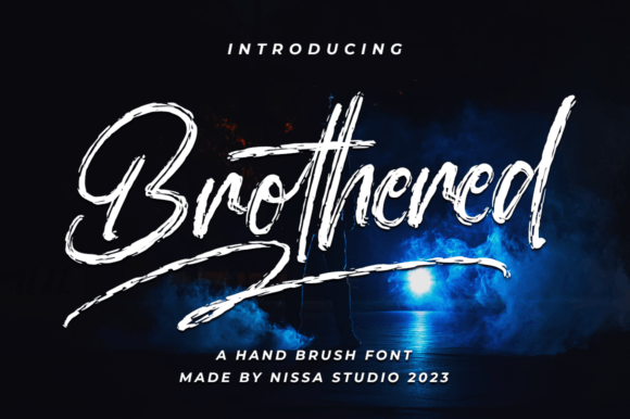 Brothered: A Handwritten Brush Font with Bold Character