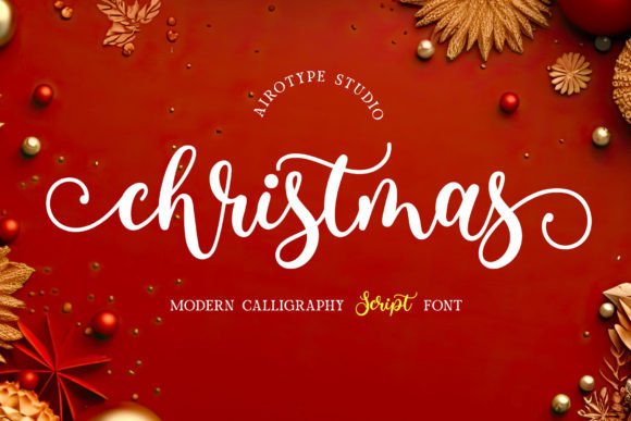 Christmas Script: A Modern Calligraphy Font for Elegant Designs