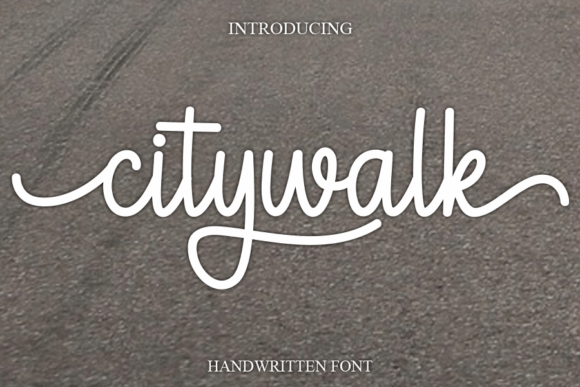Citywalk: The Sweet Handwritten Font for Elegant Design