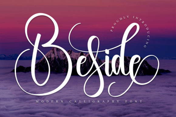 Discover Beside: The Elegant Handwritten Font for Timeless Designs
