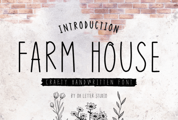 Farm House: A Handwritten Font for Modern, Standout Design