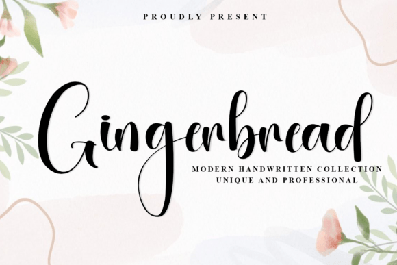 Gingerbread: A Fresh Take on Modern Handwritten Fonts