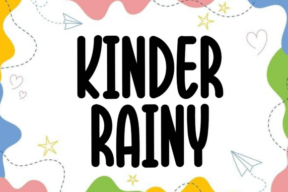 Kinder Rainy: A Fresh Take on Handwritten Typography