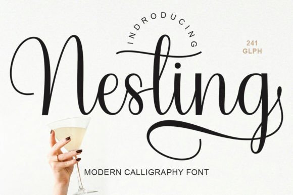 Nesting: The Handwritten Script Font for Calm, Elegant Designs