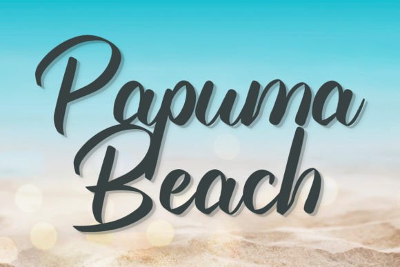 Papuma Beach: Your Go-To Font for Coastal Charm