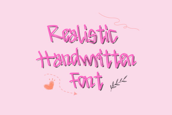 Realistic Handwritten: A Neat Font for Digital Notes and Beyond
