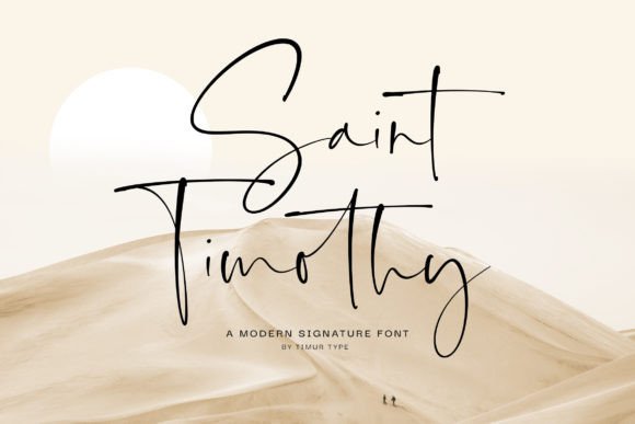 Saint Timothy: A Handwritten Font with Timeless Charm
