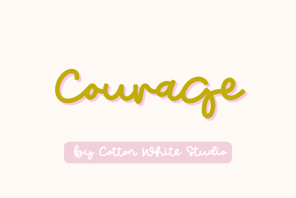 Unleashing Creative Potential with the Courage Handwritten Font